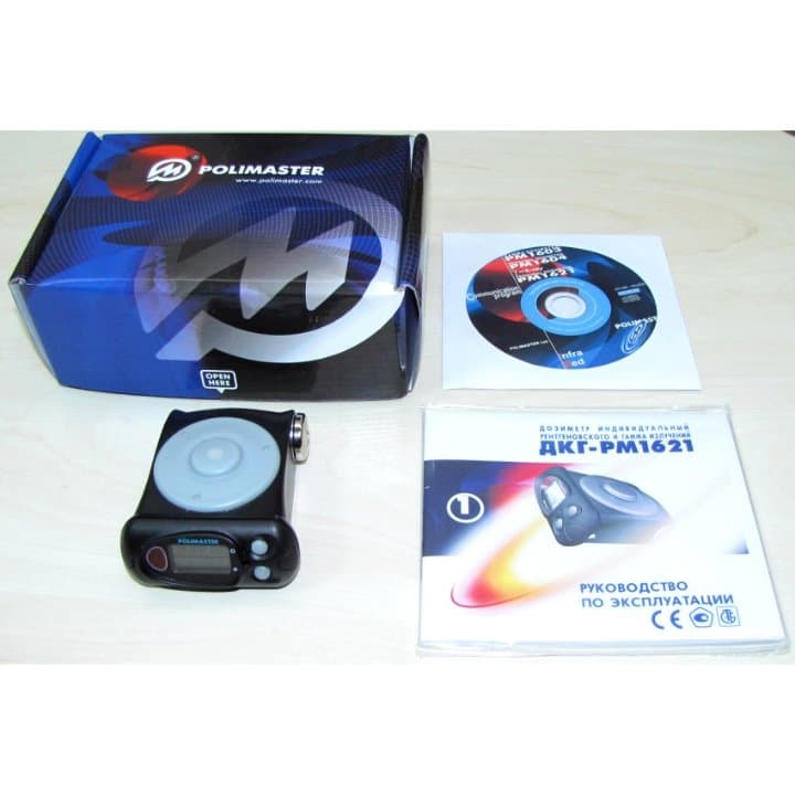 ガイガーカウンター PM1621日本語説明等CD、USB-IrDAアダプタ付