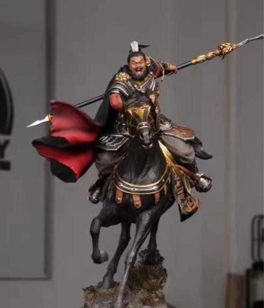 三国志蜀国猛将張飛益徳1/7全身像