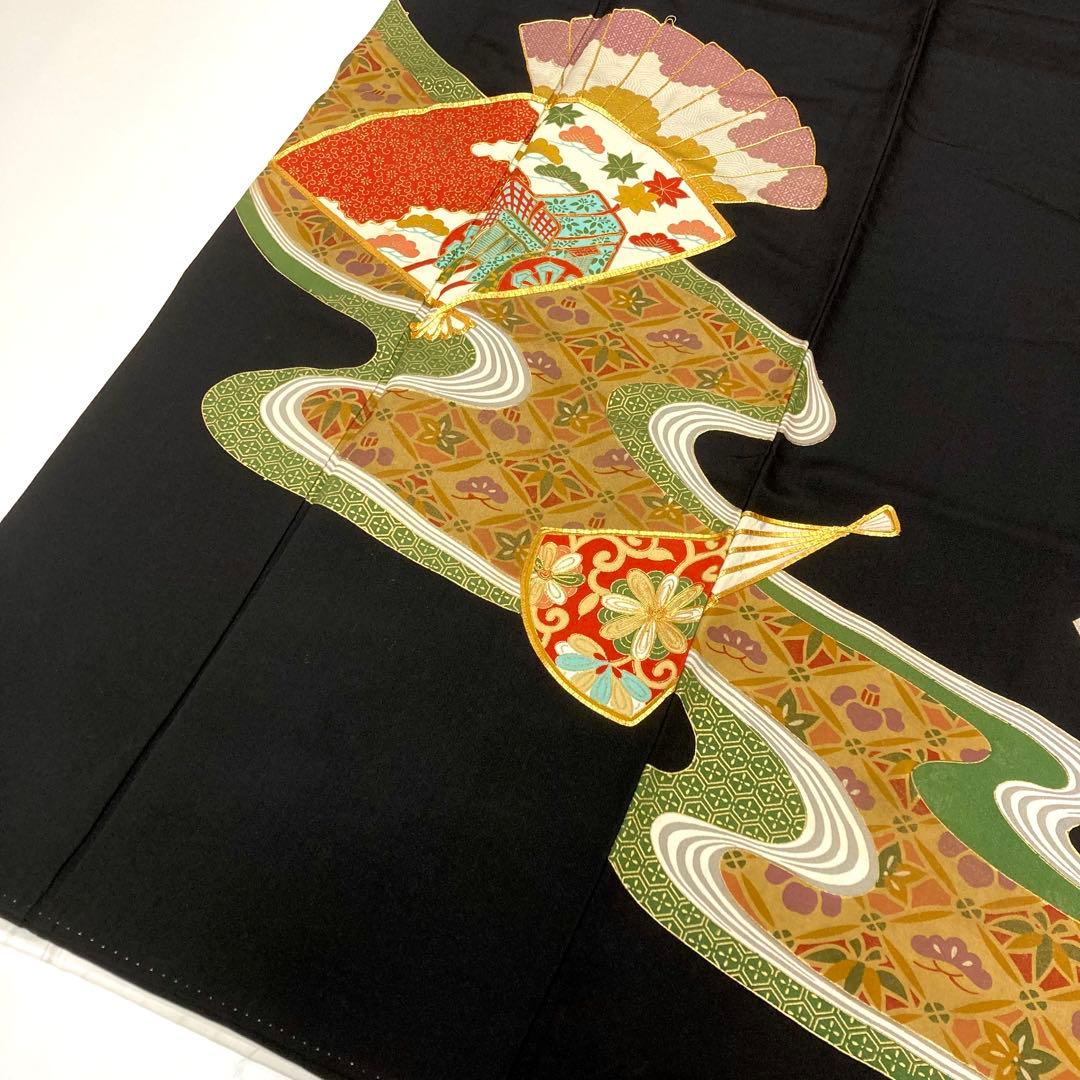 TAMA屋】全て正絹 全て黒留袖 全て刺繍入り まとめ売り5点TM2563