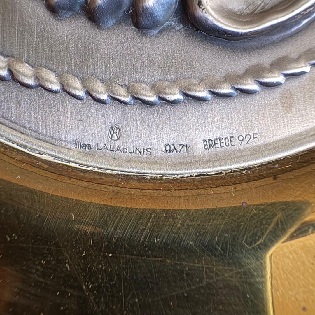 ilias lalaounis イルカ シルバー925 真鍮　ジュエリートレイ