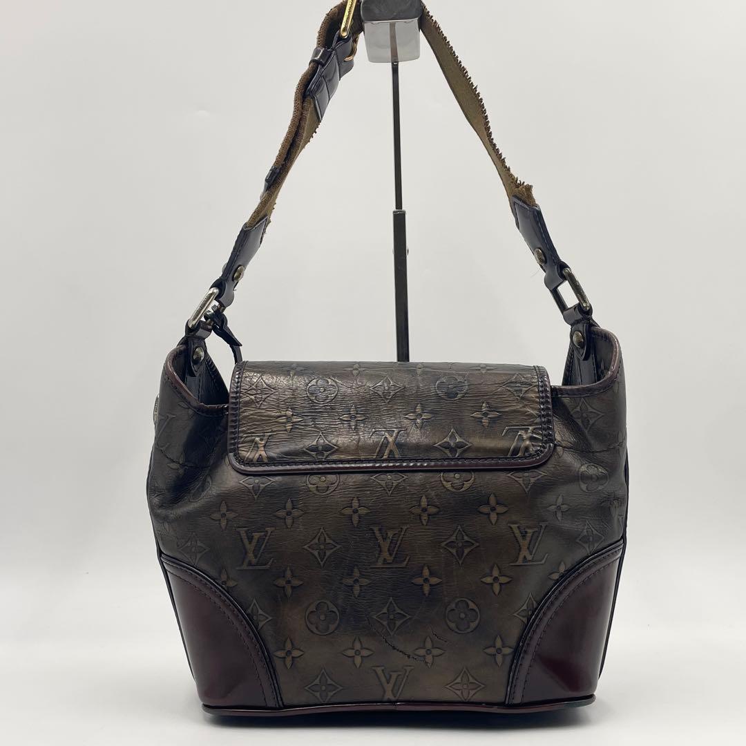 ルイヴィトン モノグラム ブロンズ セルジャンPM 2007年 ショルダーバッグ