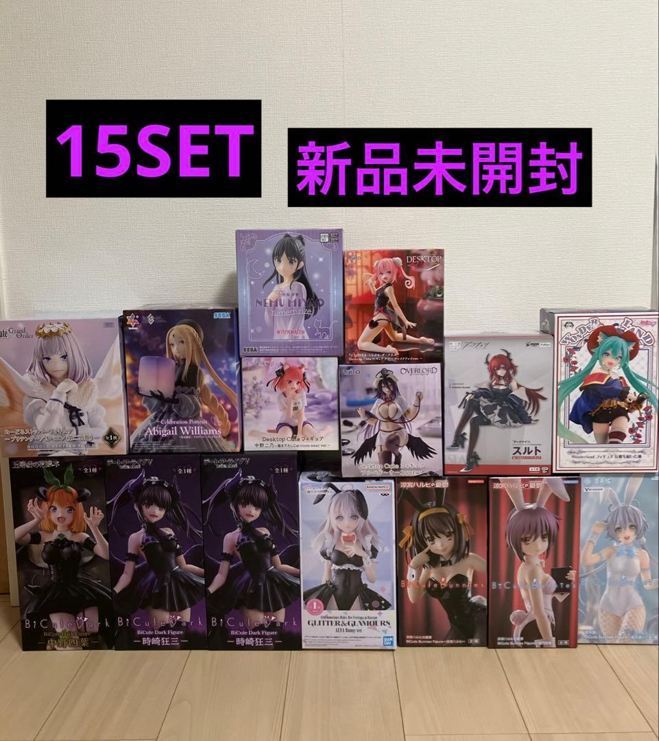 新品未開封〗美少女フィギュア15点セット！初音ミク アーリャ 時崎狂三