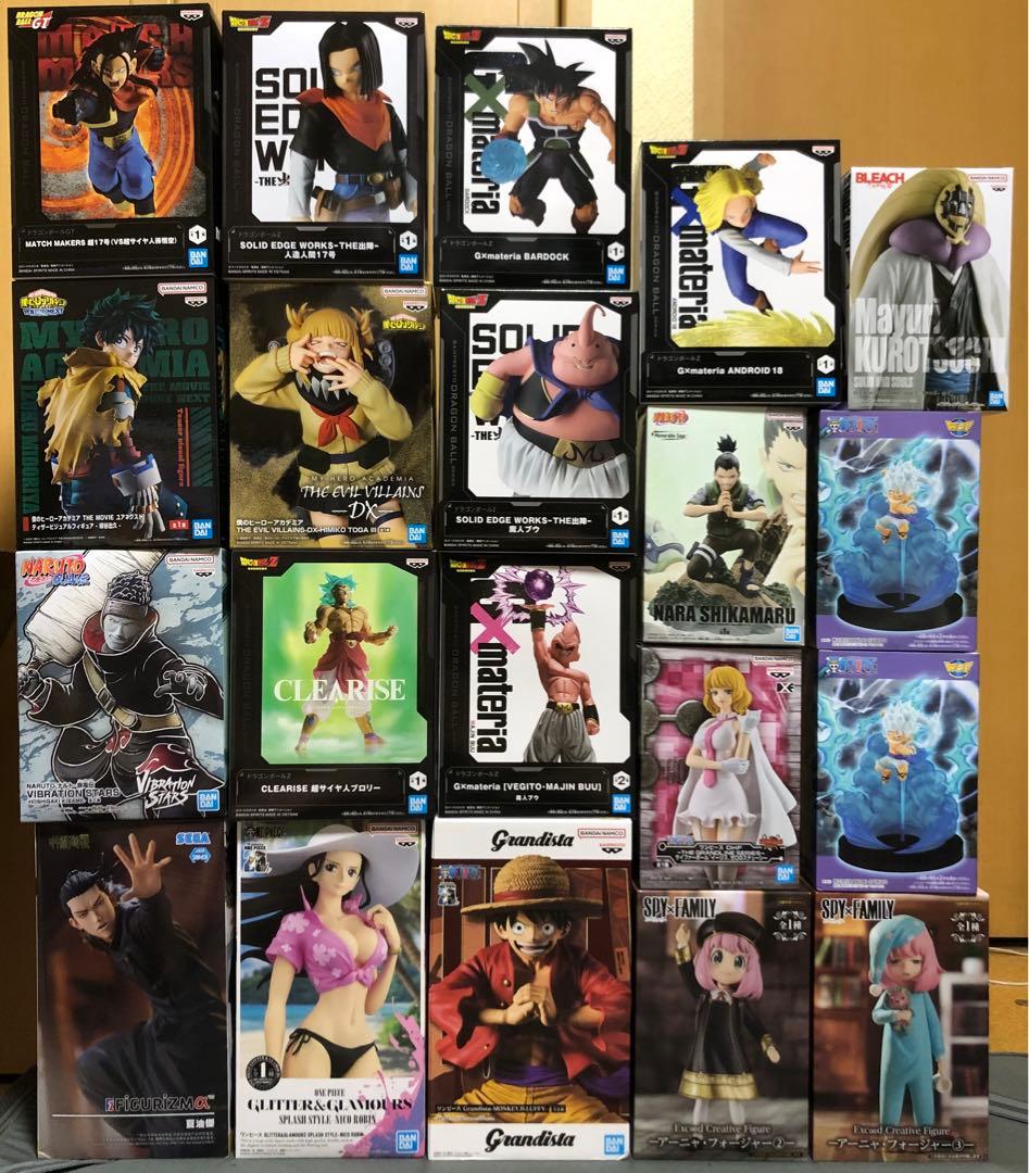 フィギュアまとめ売り17個 ナルト ドラゴンボール ワンピース