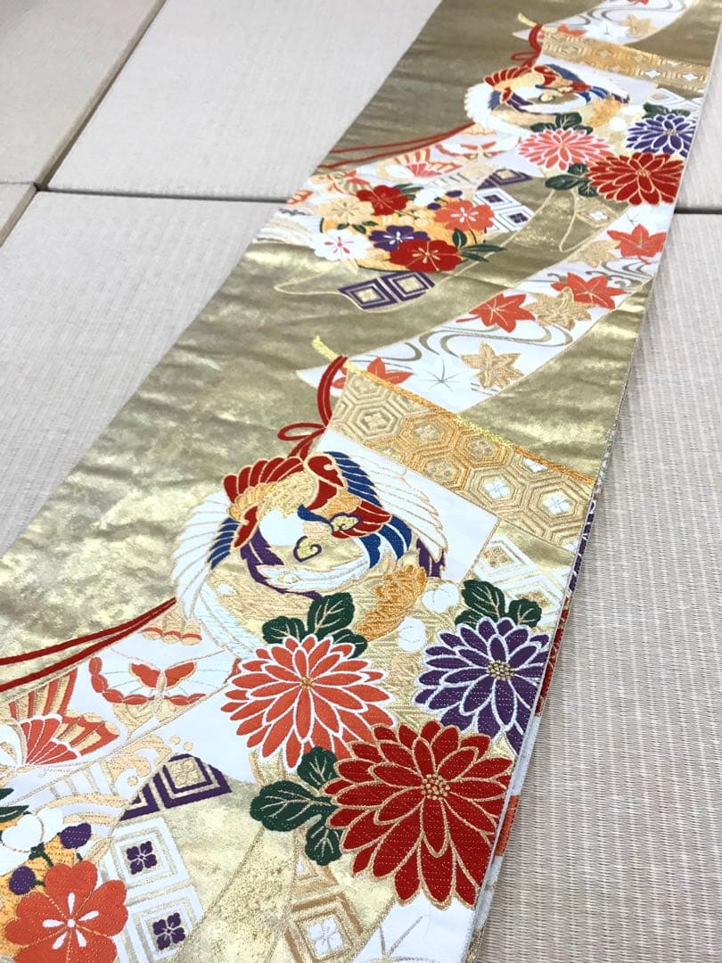 梅乃【135】正絹 振袖 フルセット 赤 大人 成人式 セット