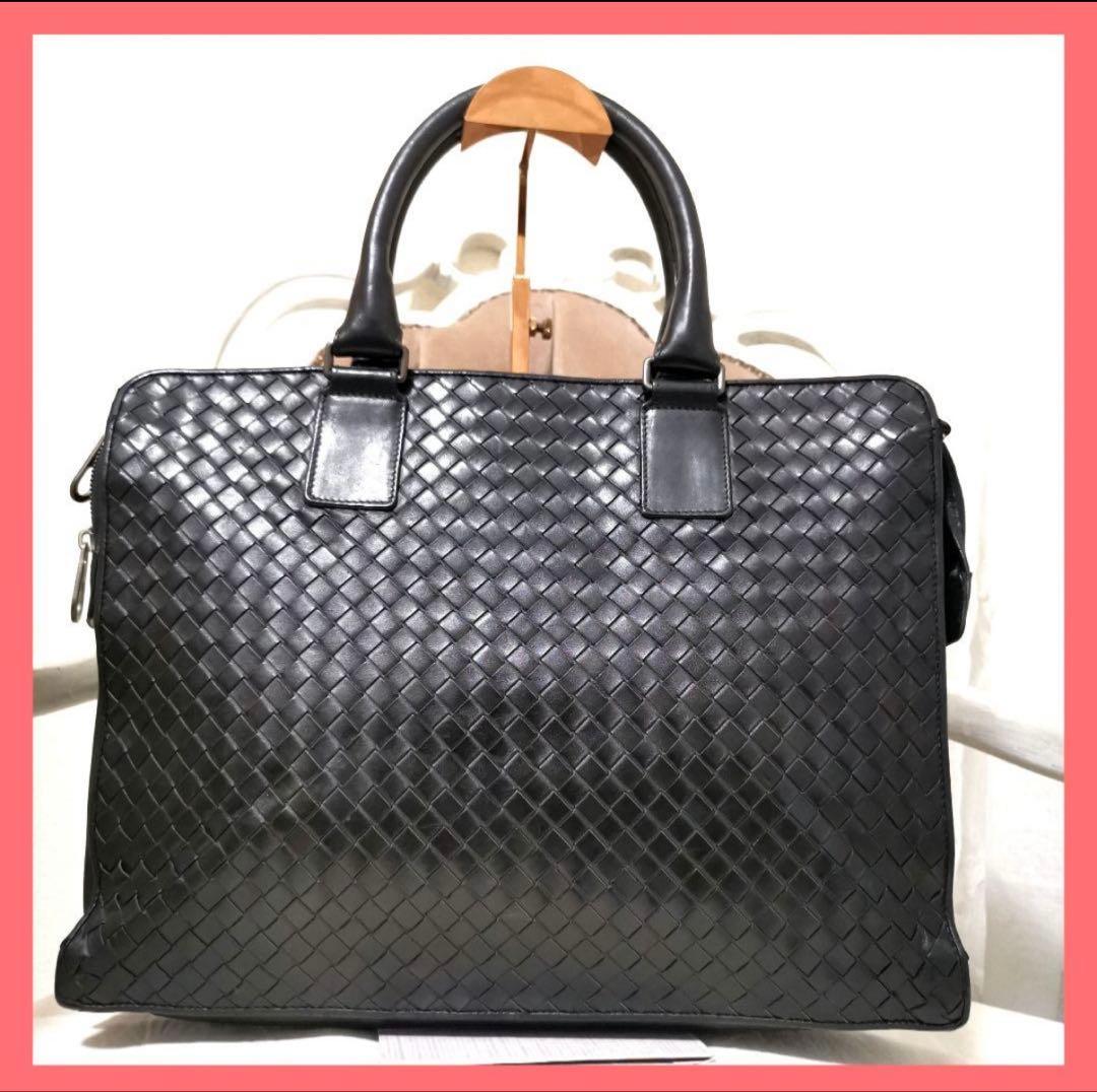 ボッテガ ヴェネタ イントレチャート ビジネスバッグ