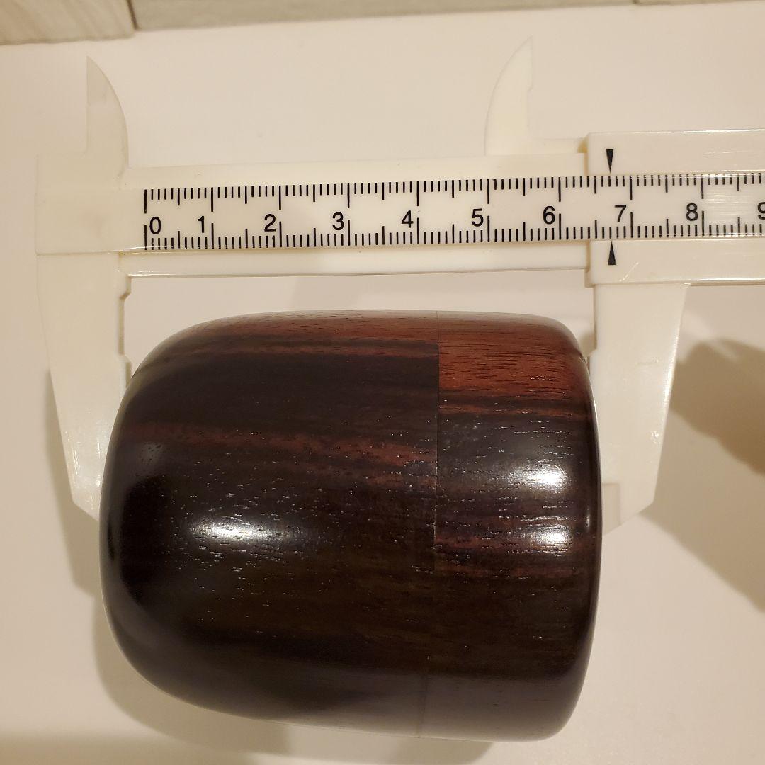 未使用】人間国宝 川北良造 縞黒檀中棗 茶道 - メルカリ