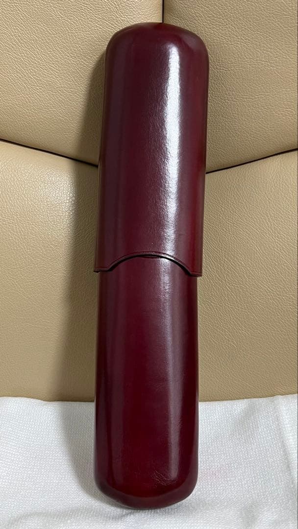 GANZO ワインレッド眼鏡・ペンケース