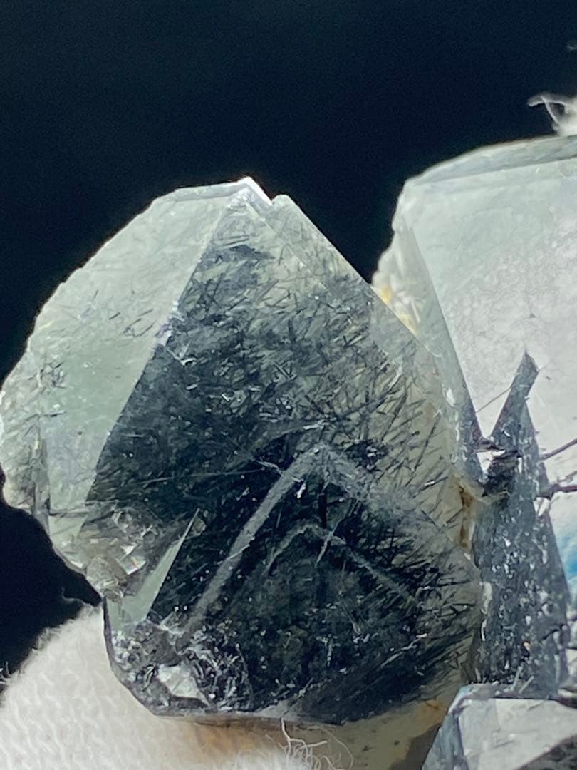 ブルー ザギ水晶 ザキ鉱山 ザギマウンテンクォーツ 10g リーベカイト