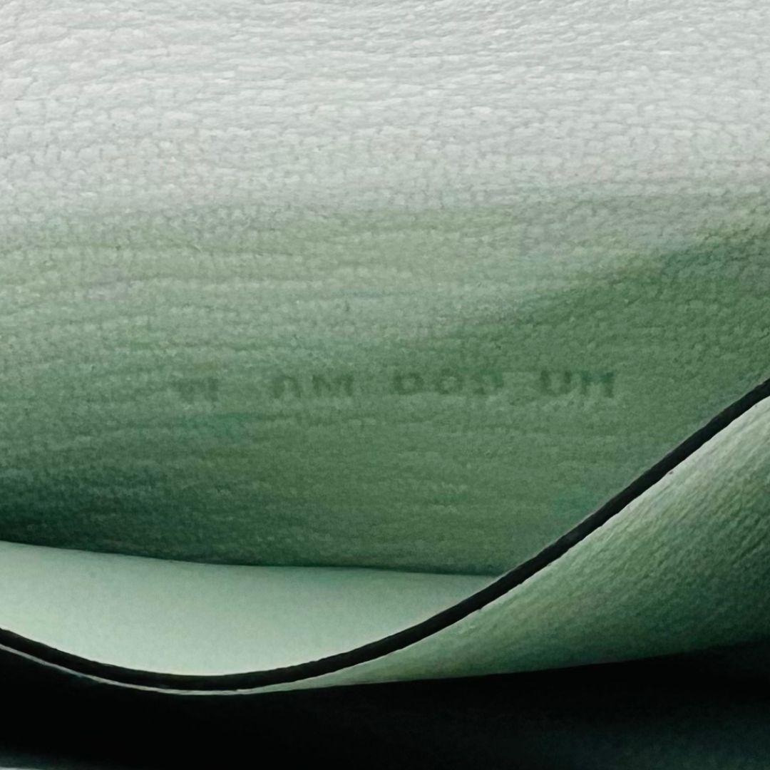 エルメス エルメス ロウリス スリム ウォレット W刻印 グリーン レザー