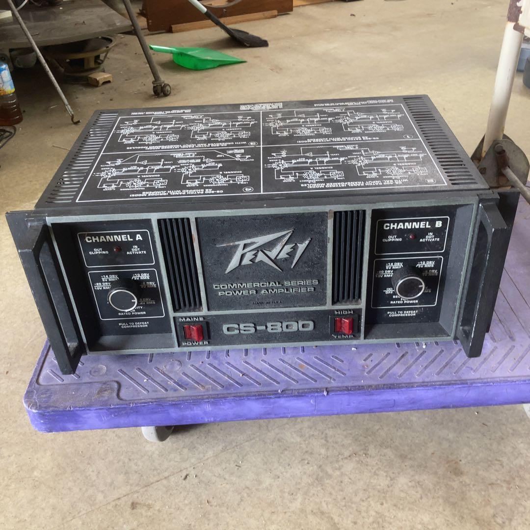 PEAVEY CS-800 ステレオパワーアンプ ピーヴィー アンプ 240W Peavey CS-800 Stereo Power Amplifier | Reverb UK PEAVEY CS-800