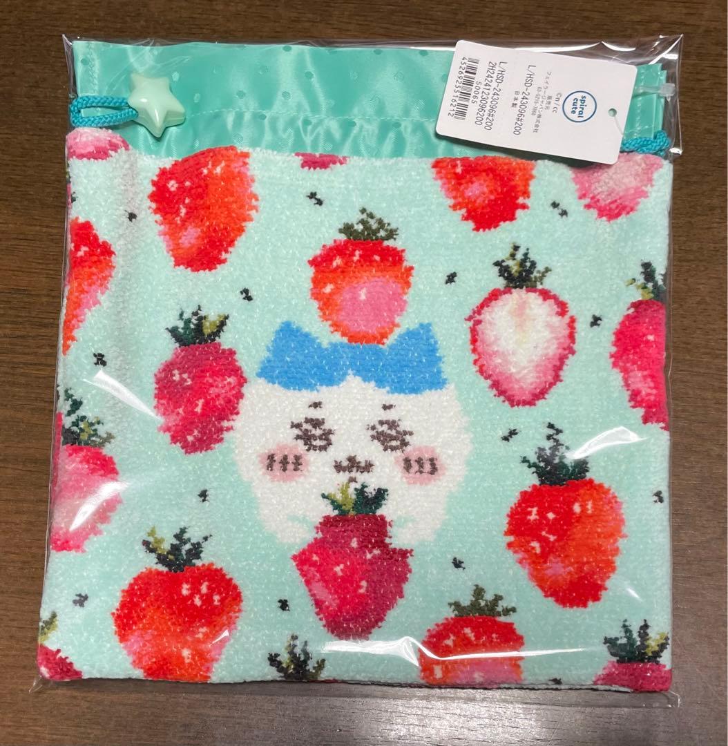 新品・限定】ちいかわフェイラーコラボハチワレ巾着ポーチ