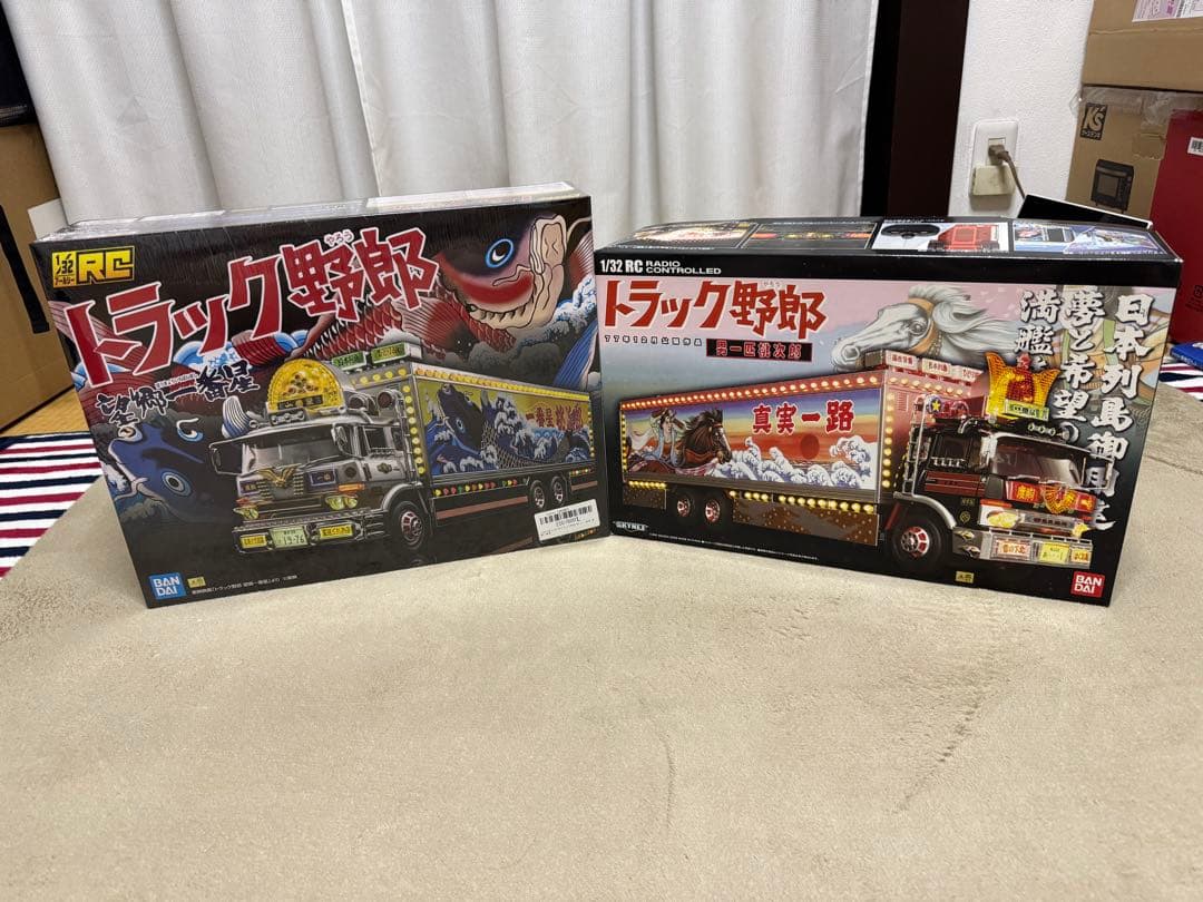 バンダイ　トラック野郎　男一匹桃次郎　美品　望郷一番星　新品未開封　土日価格 青島文化教材社 アオシマ 1/32 トラック野郎 No.04 一番星 男一匹桃