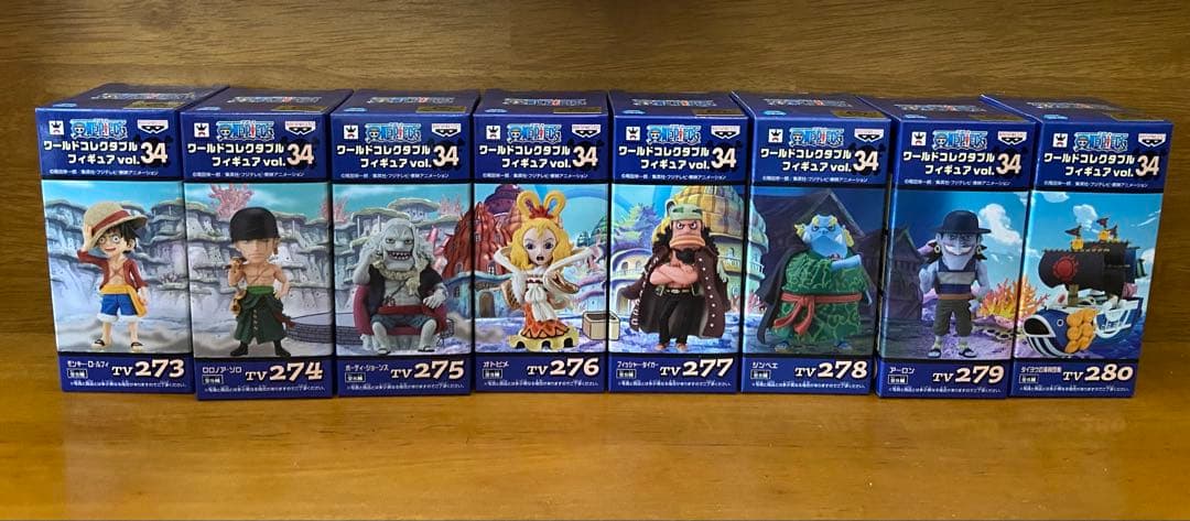 ワンピース ワールドコレクタブルフィギュア vol.34 全8種セット