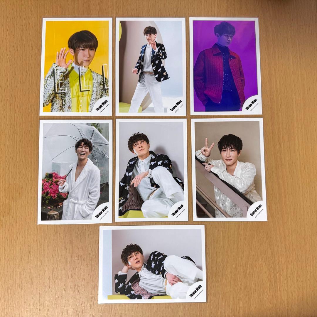 渡辺翔太 SnowMan 表紙 公式写真 オフショ アクスタ まとめ売り 大量