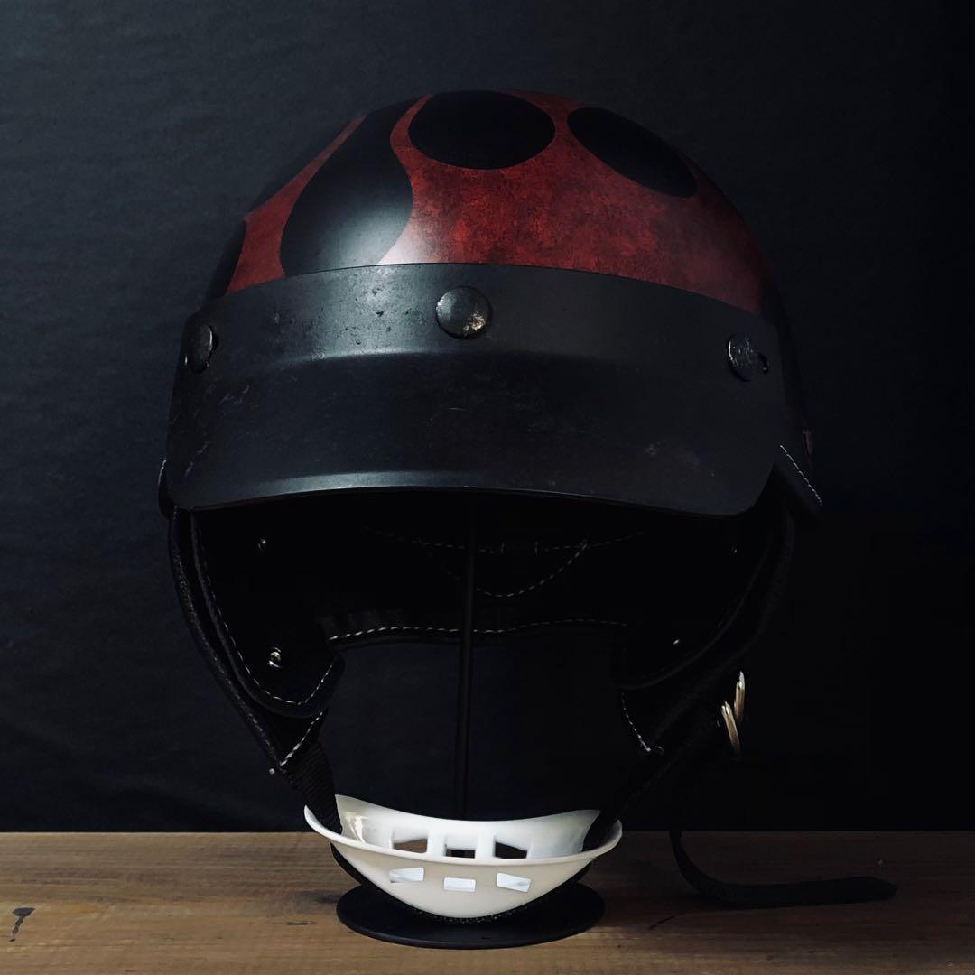 ポリスヘルメット　ショーティー　赤（検　オーシャンビートル　buco BELL