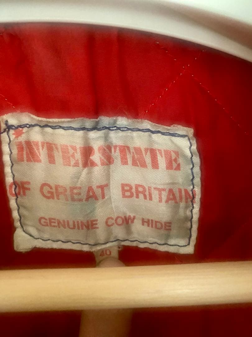 期間限定 大幅値下げ 70sインターステイトレザー40 - メルカリ