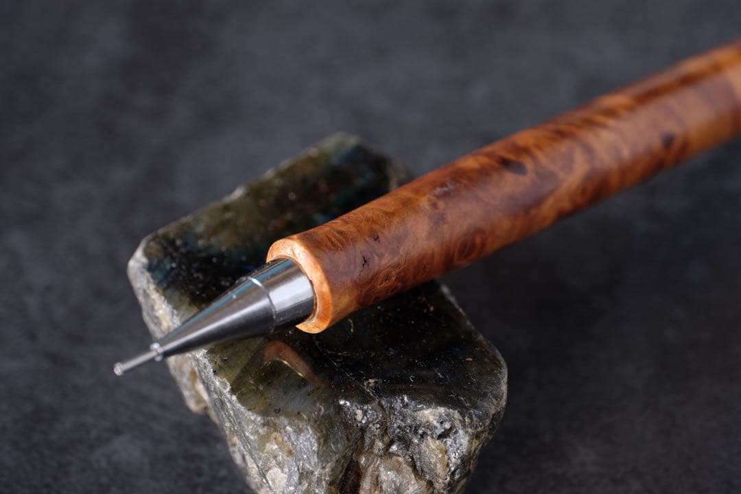 高村杢工房PG5木軸カスタムシャープペンシル0078 花梨瘤 - メルカリ