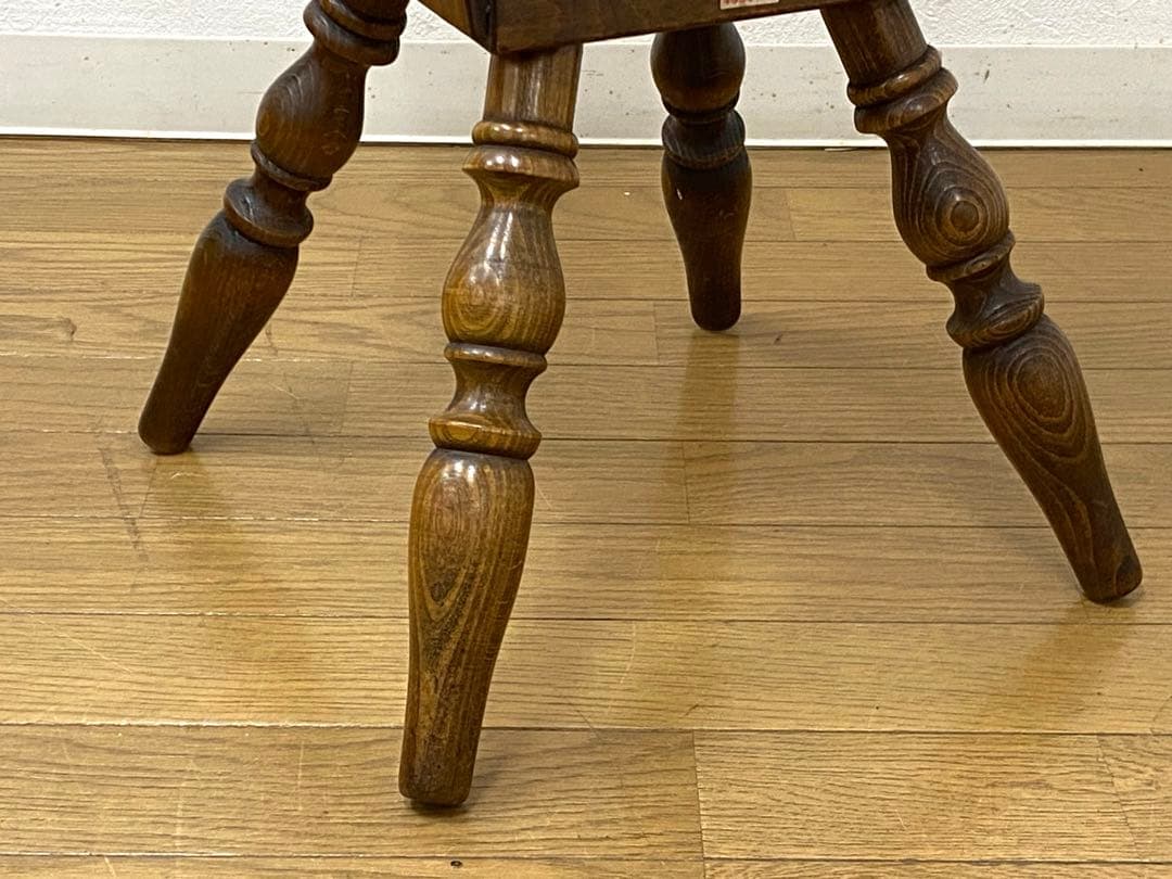 美品 キツツキ 飛騨産業 サイドテーブル カフェテーブル 丸テーブル