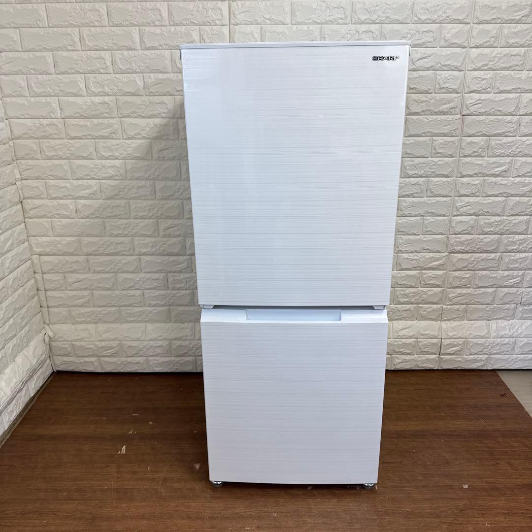 SHARP SJ-D15G-W 2021年式　左開き　冷蔵庫　札幌市近郊限定。
