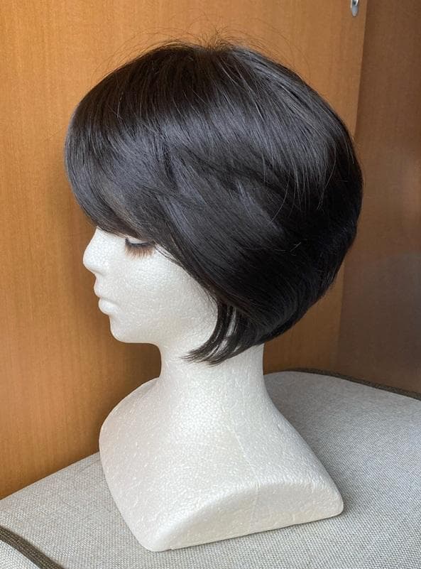 ちゃっぴー　 私元気ウィッグ「大人レイヤーショート」ナチュラルブラック　M