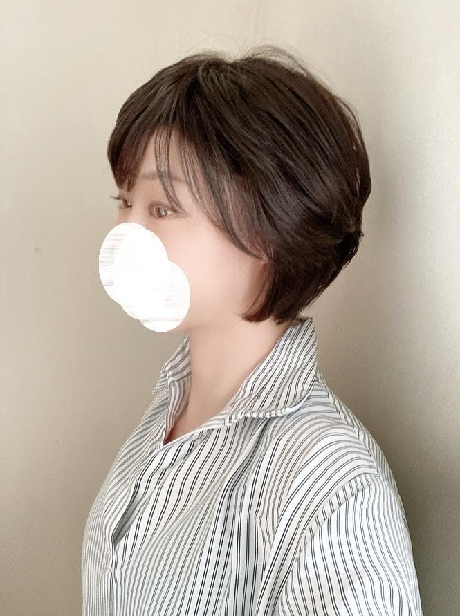 ちゃっぴー　 私元気ウィッグ「大人レイヤーショート」ナチュラルブラック　M