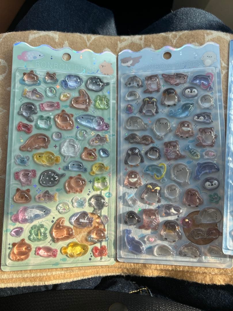 ボンボンドロップシール 水族館限定 4枚セット