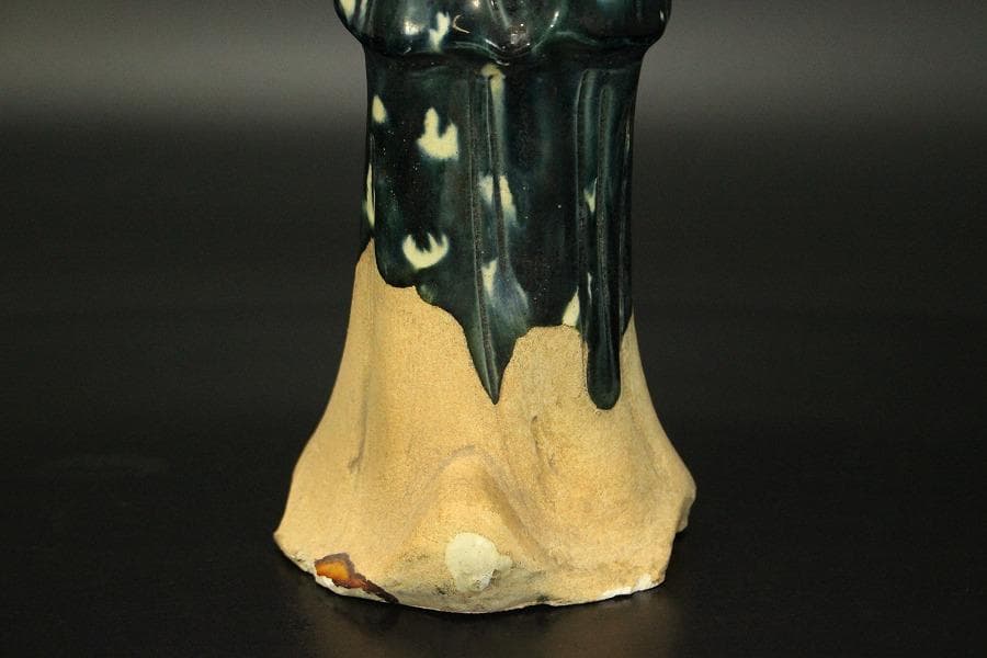 中国美術 三彩 女人 俑 高39.5cm(LC329)