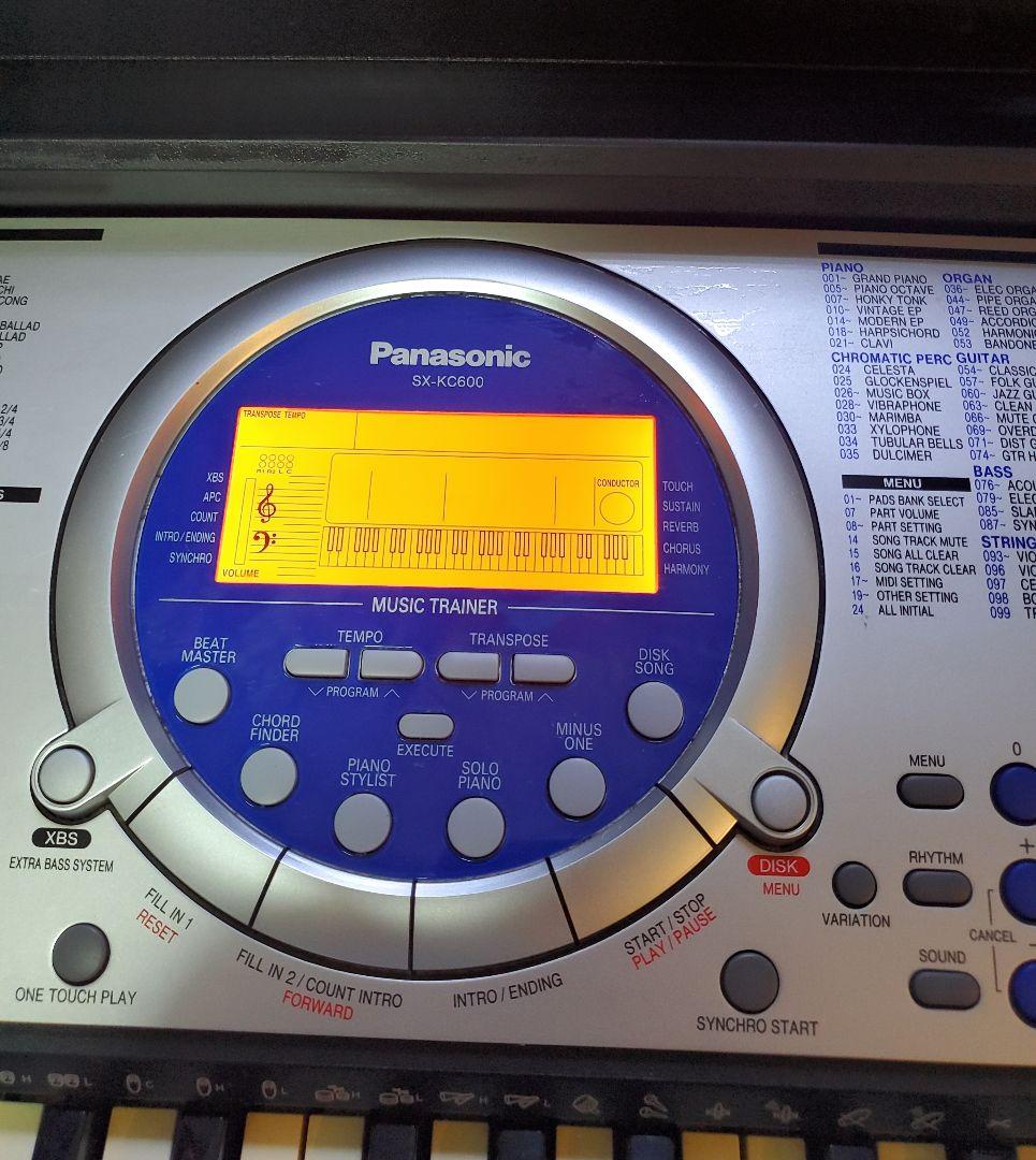希少】Panasonic SX-KC600 キーボード 電子ピアノ 海外？ - メルカリ