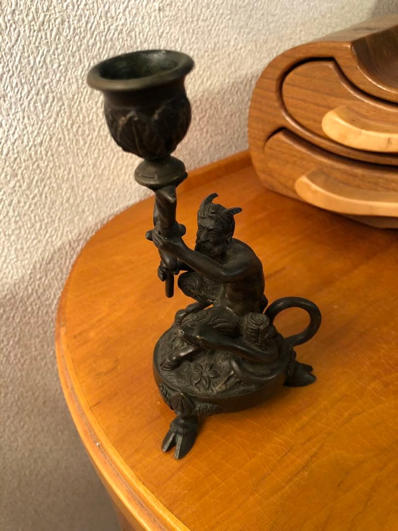 アンティーク 1890s デビル 悪魔 オカルト 骨董 インダストリアル レトロ