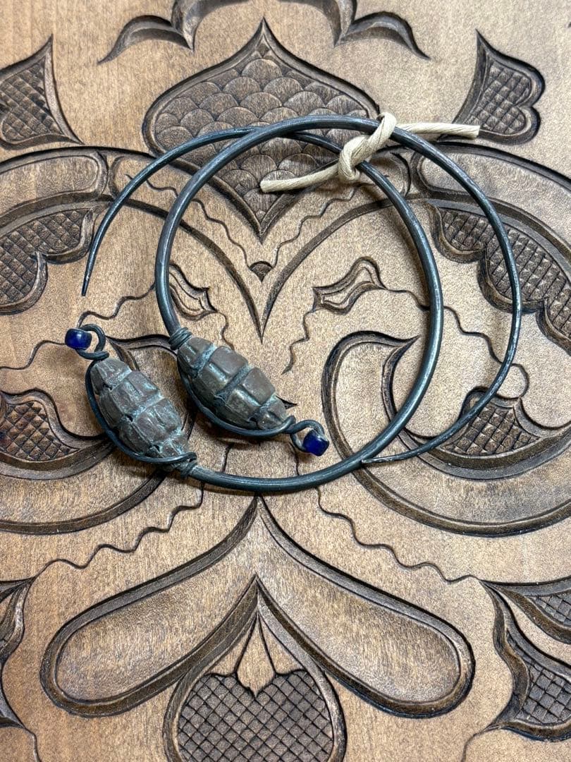 アイヌ　ニンカリ　洋白銀　明治　白老　ポロトコタン　宮本イカシマトク　森竹竹市 アイヌ ニンカリ 洋白銀 明治 白老 ポロトコタン 宮本イカシマトク