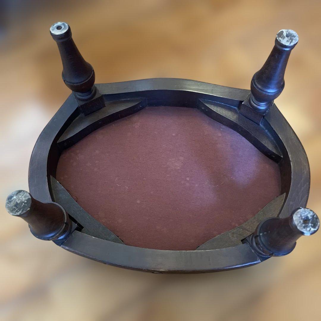 オールドキリムベンチスツール　椅子　昭和ヴィンテージ