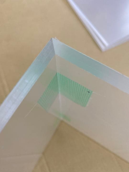 アクリル板　ボックス組み立て　3ｍｍ厚　透明　ケース作りに　ショーケース　DIY