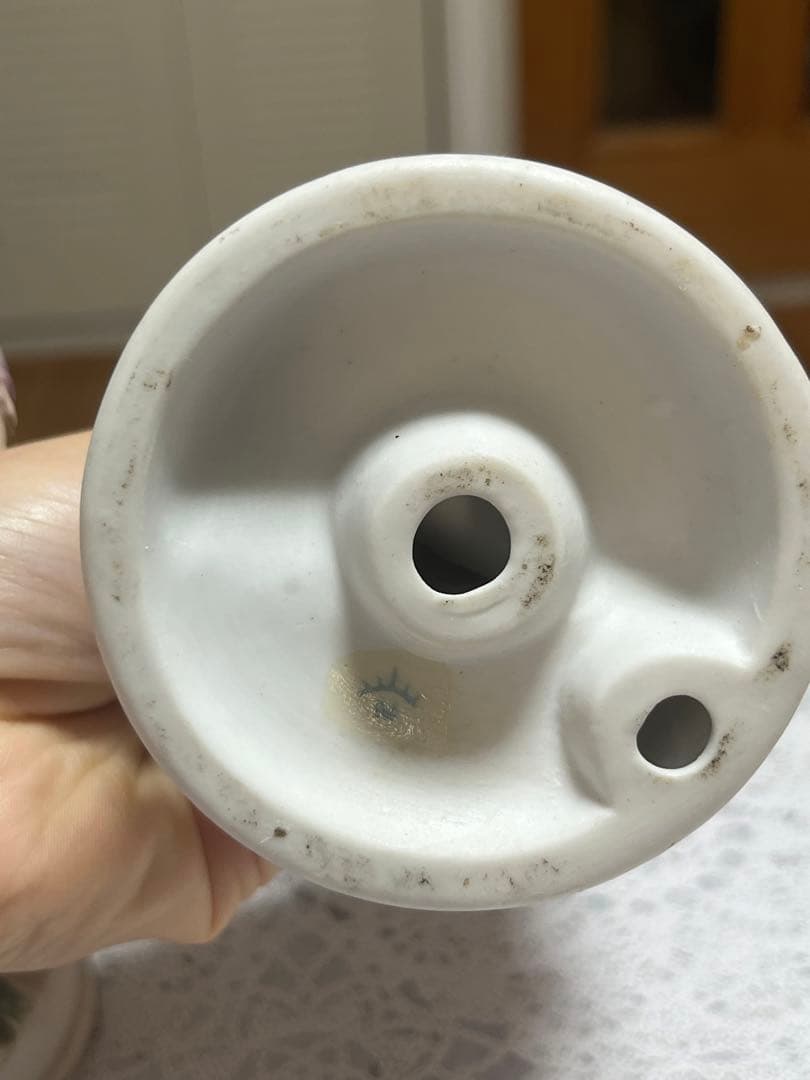 ジノリ アンティーク イタリア製 フィギュリン磁器人形2点セット