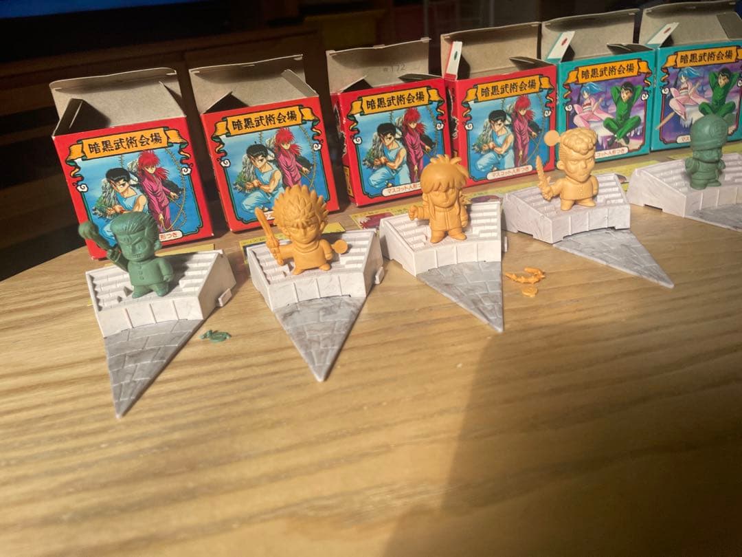 森永チョコスナック 幽遊白書 暗黒武術会場 消しゴムフィギュア