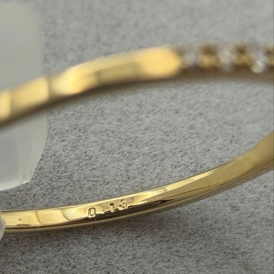 【K18】✨クロスモチーフダイヤモンドデザインリング✨