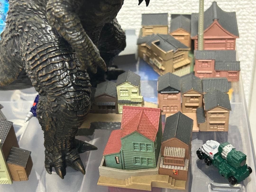 ゴジラ フィギュア ミニチュア　セット　ジオラマ