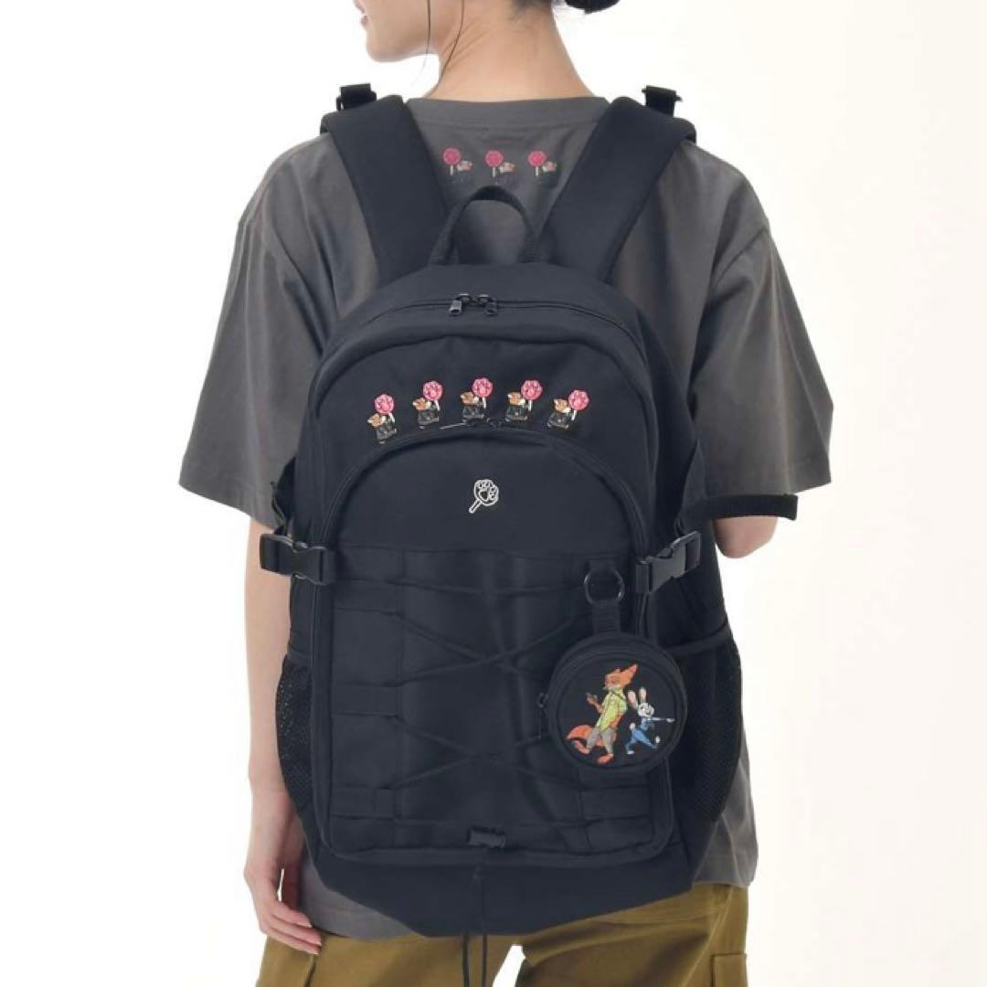 新品 ディズニー ズートピア リュックサック・バックパック ポーチ付き