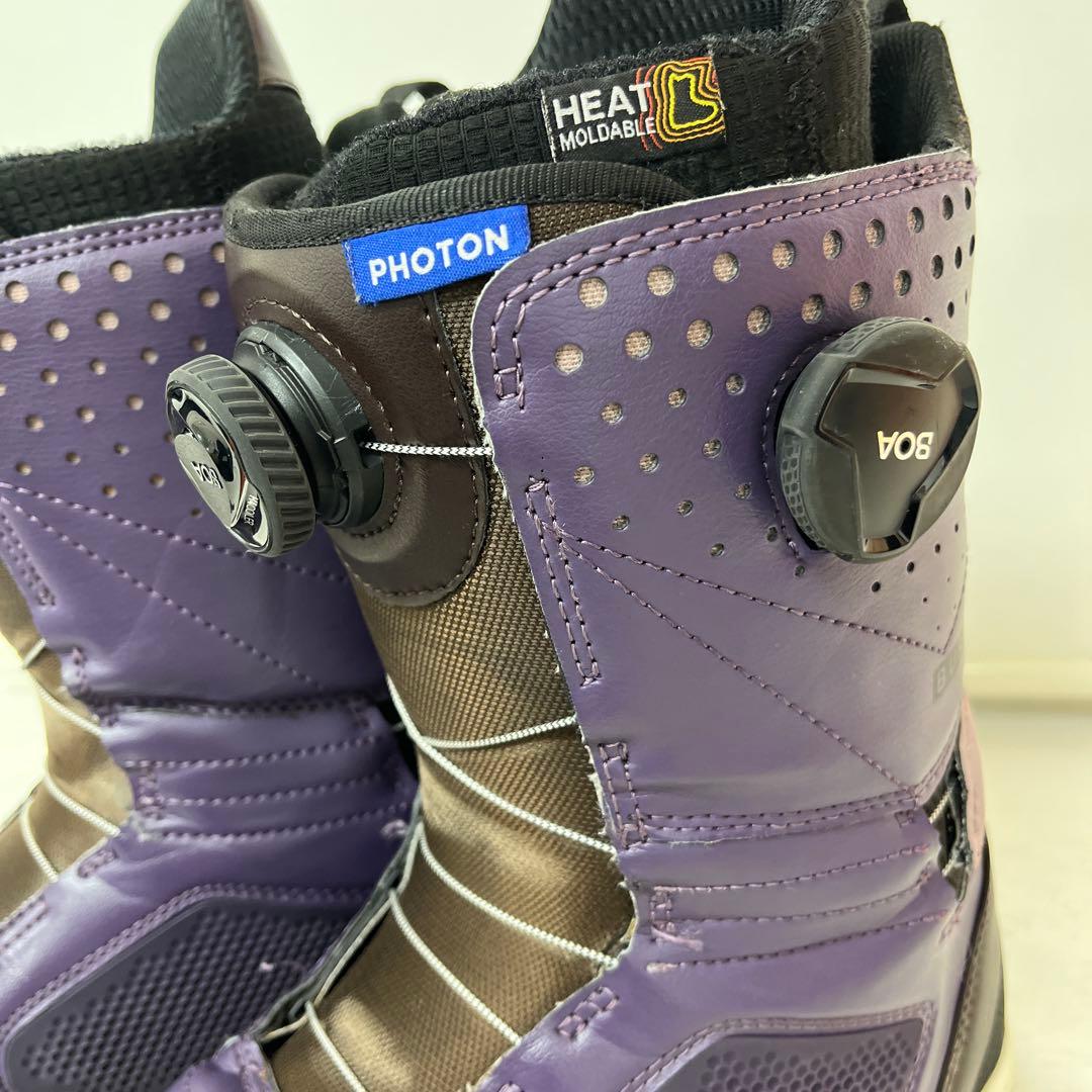 Burton Photon ワイドviolet boa 25.5cm