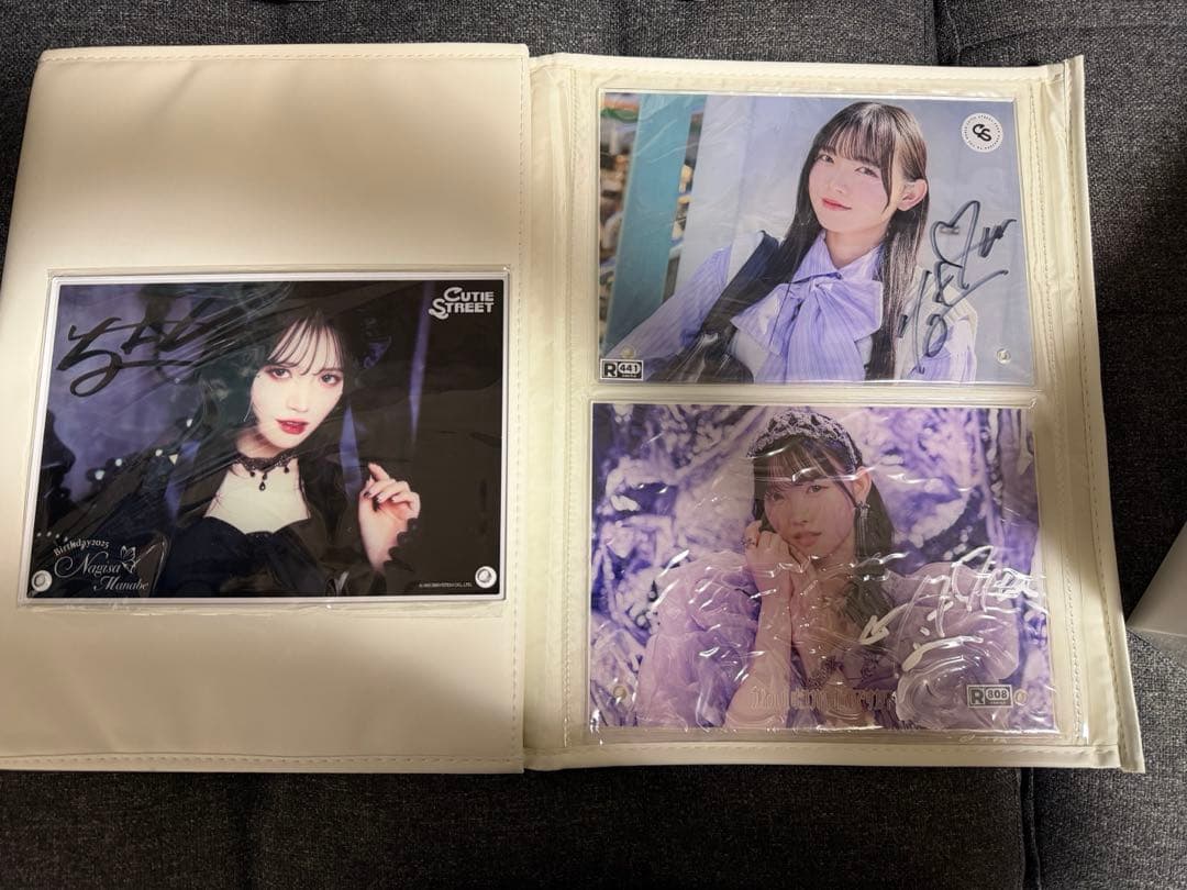 CUTIE STREET 真鍋凪咲　直筆サイン入りアクリルパネル3枚セット CUTIE STREET 真鍋凪咲 サイン入り アクリルパネル 他セット 真鍋凪咲 A賞