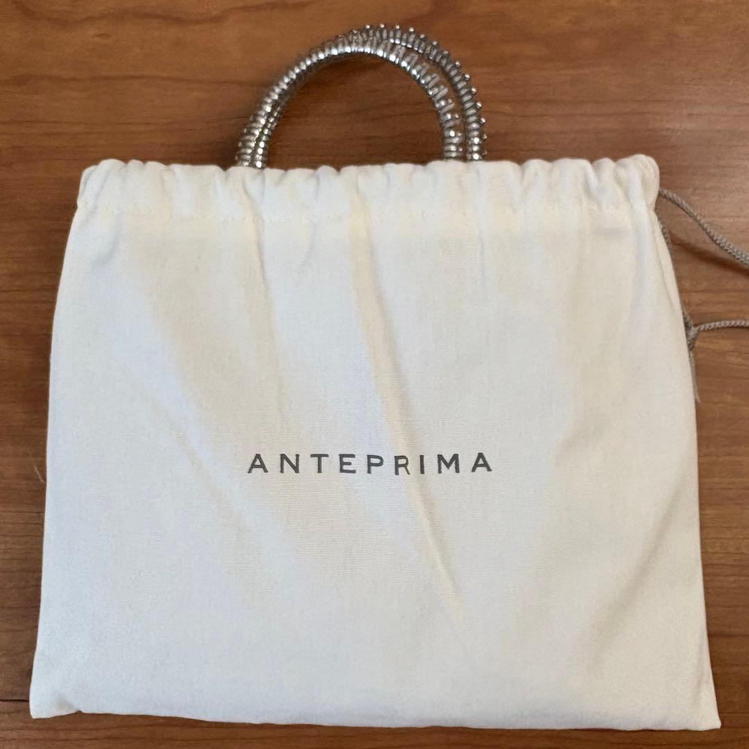 ❤︎　ANTEPRIMA ペルラ グリッター/スクエア スモール/シルバー