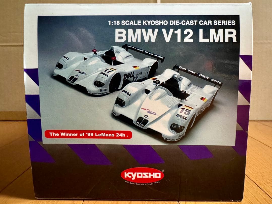 京商 1/18 BMW V12 LMR 1991年ル・マン優勝車 エンジン付き