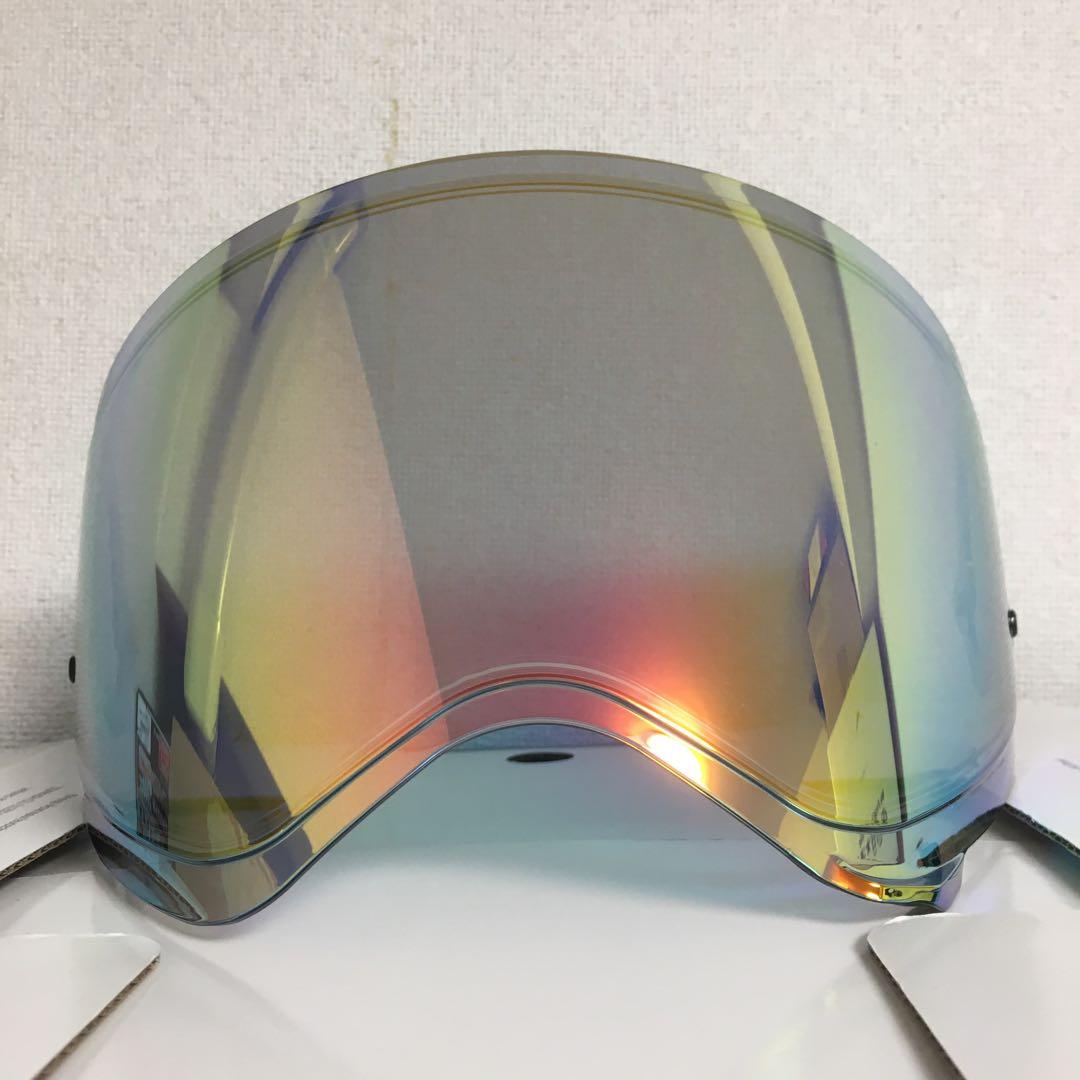 VAS-A MVミラーシールド　セミスモーク/レッド　ピンロックシート付