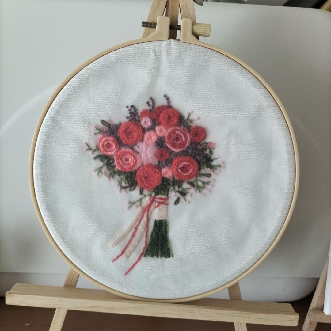 アンティーク キャリックマクロスレース 花と蓮 百合紋アップリケ 籠