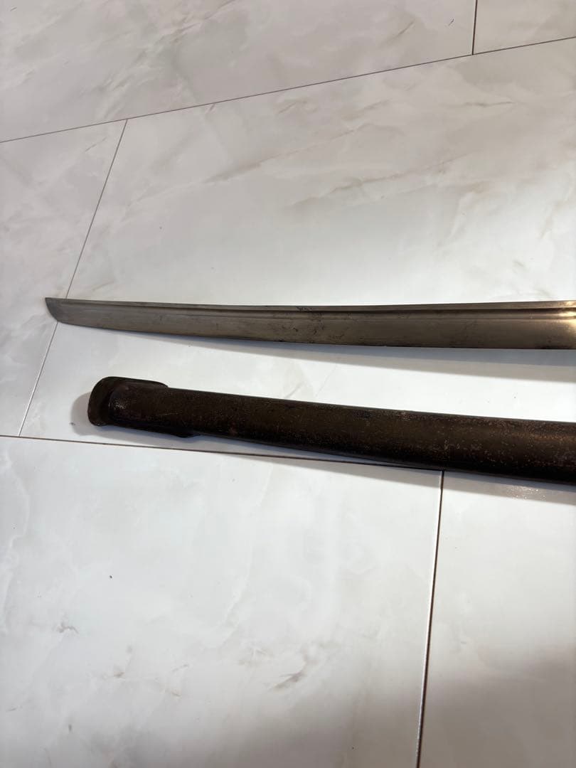 希少　日本軍 陸軍 軍刀 木鞘 革巻き 日本刀　激レア　模造刀　儀礼刀　年代物