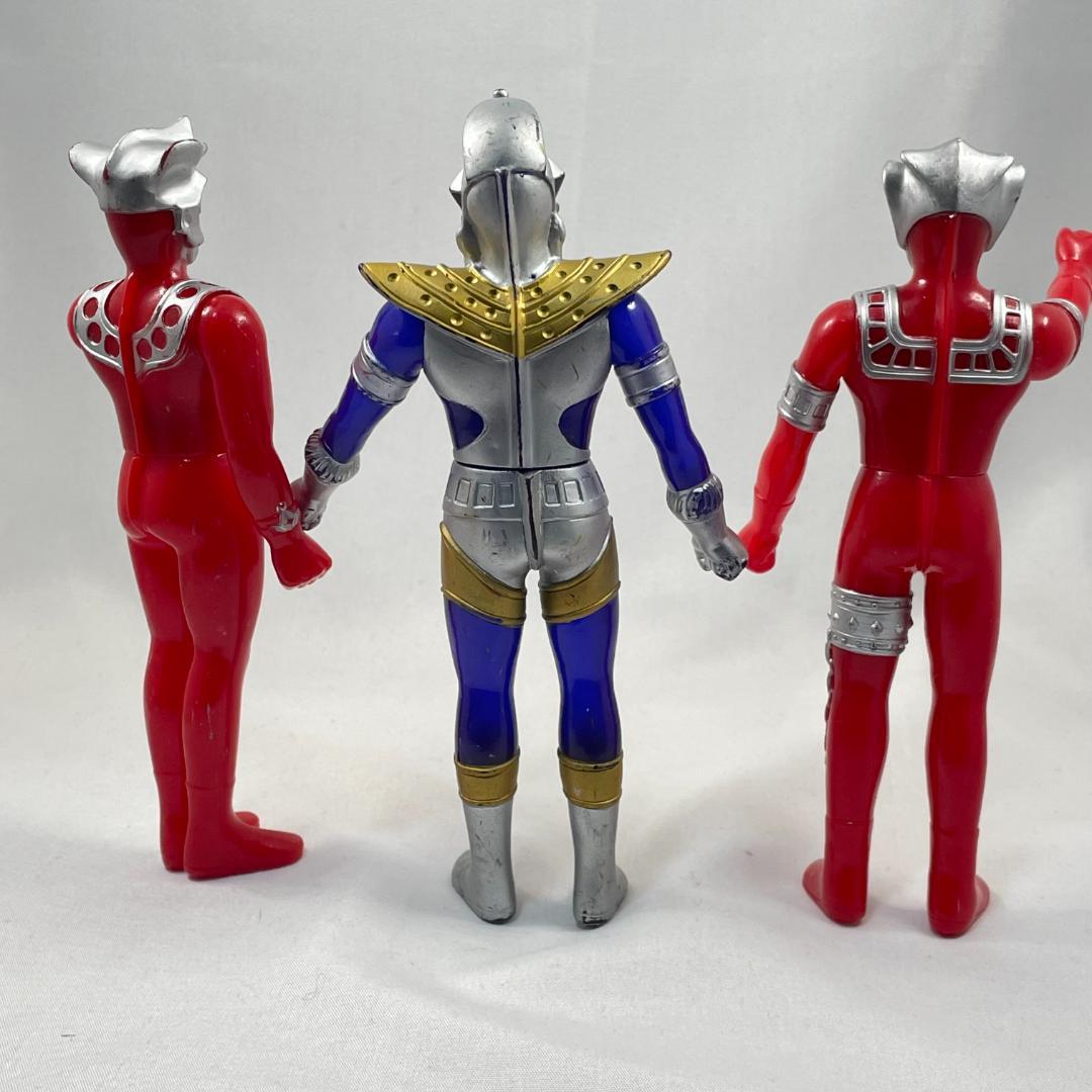 当時物 バンダイ 1988 ウルトラマンレオ アストラ キング ソフビ 3体