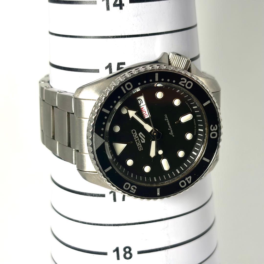 【極美品/稼働品】セイコー5 ダイバーズウォッチ 自動巻き デイデイト 腕時計