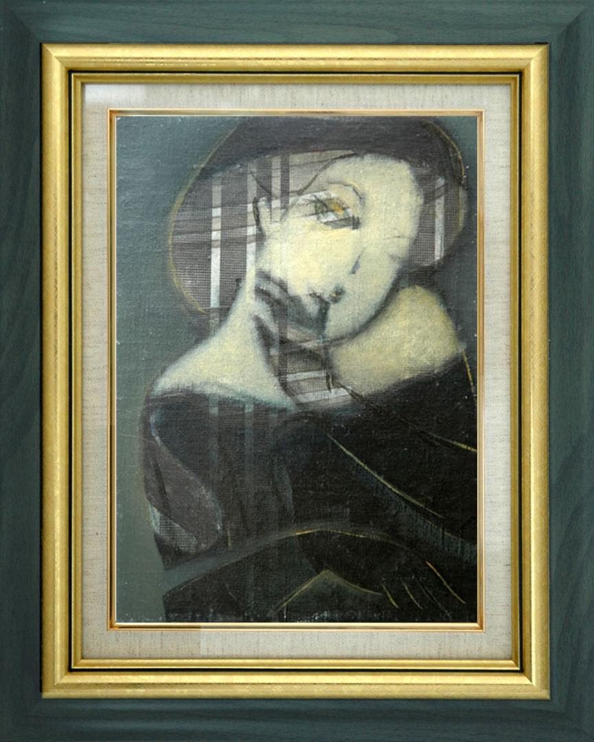 油絵 絵 絵画 インテリア F4-052313 人物 女性像