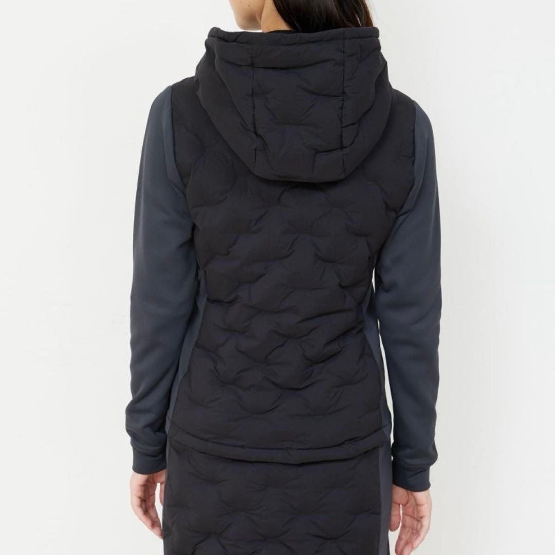 美品♡ジュンアンドロペ ナイロンストレッチダウンブルゾン ダウンジャケット 黒M