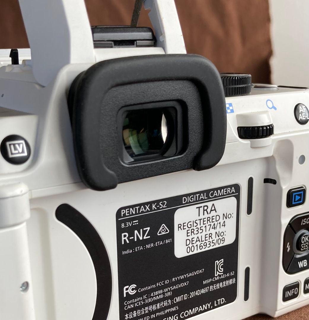 絞り制御不良】PENTAX K-S2 ホワイト レンズ3本付き