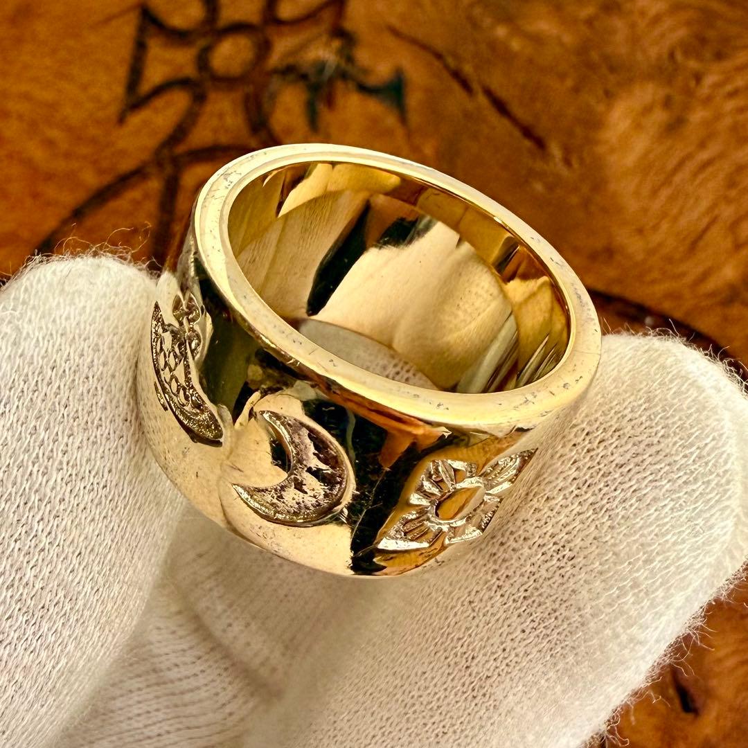 英国製初期版レアVivienneWestwoodオーブ/ウェディングリング L